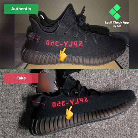 adidas yeezy bred fake vs real|how to legit check yeezys.